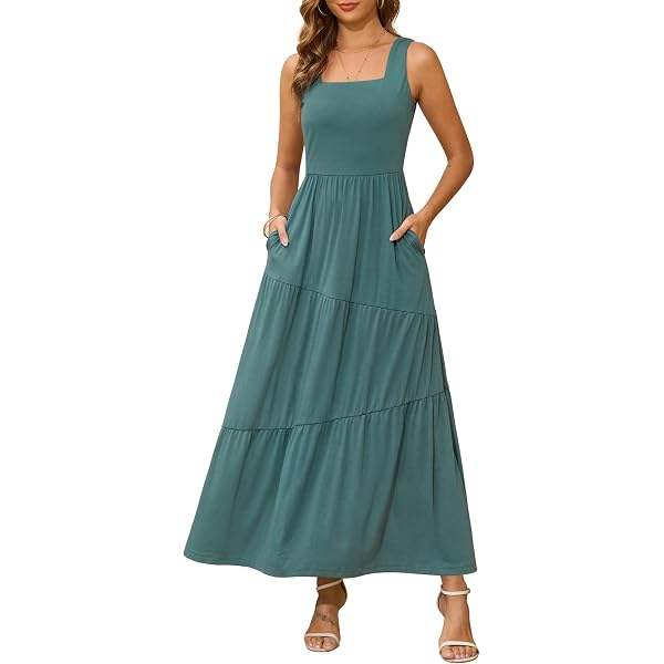 knee length dresses for ladies Sita | Maxi Dress | Bluebell Floral - Boho Relaxed Fit Tiered Skirt Cotton
