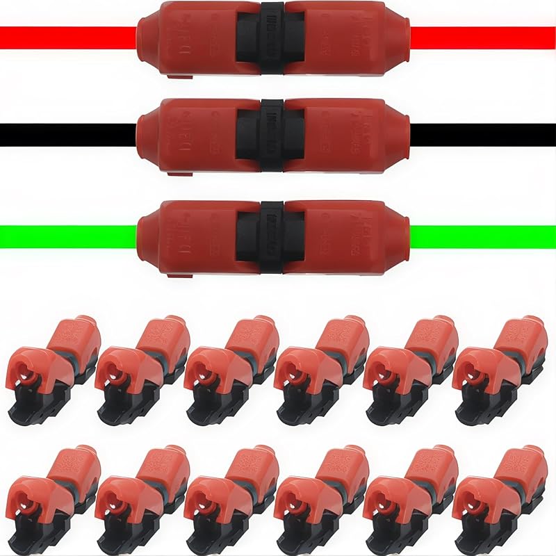 1 Pin 1 Way H Shape Quick Splice Wire Connector 0.35-0.5mm²