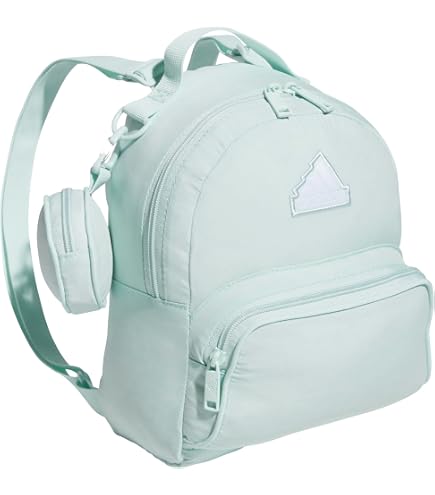 FENDI Fendiness Cyber Blue Nylon Buckle Mini Backpack Crossbody Bag, Small