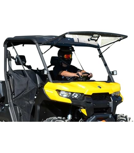 Amazon.com: Can Am Defender Hd5 Hd8 Hd10 Flip Windshield
