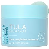 TULA Skin Care 24-7 Weightless Moisture Hydrating Day & Night Cream - Anti-Aging Lightweight Gel Cream Moisturizer for Face, Contains Watermelon & Blueberry Extract