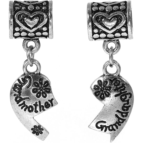 Comb & Scissors Dangle Charm European Bead Compatible For Most