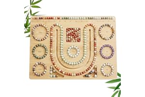 Bead Boards for Jewelry Making Bamboo: Bracelet Measurement Board 4.5" 5" 5.5" 6" 6.5" 7" 7.5", Wooden Bracelet Necklace Size