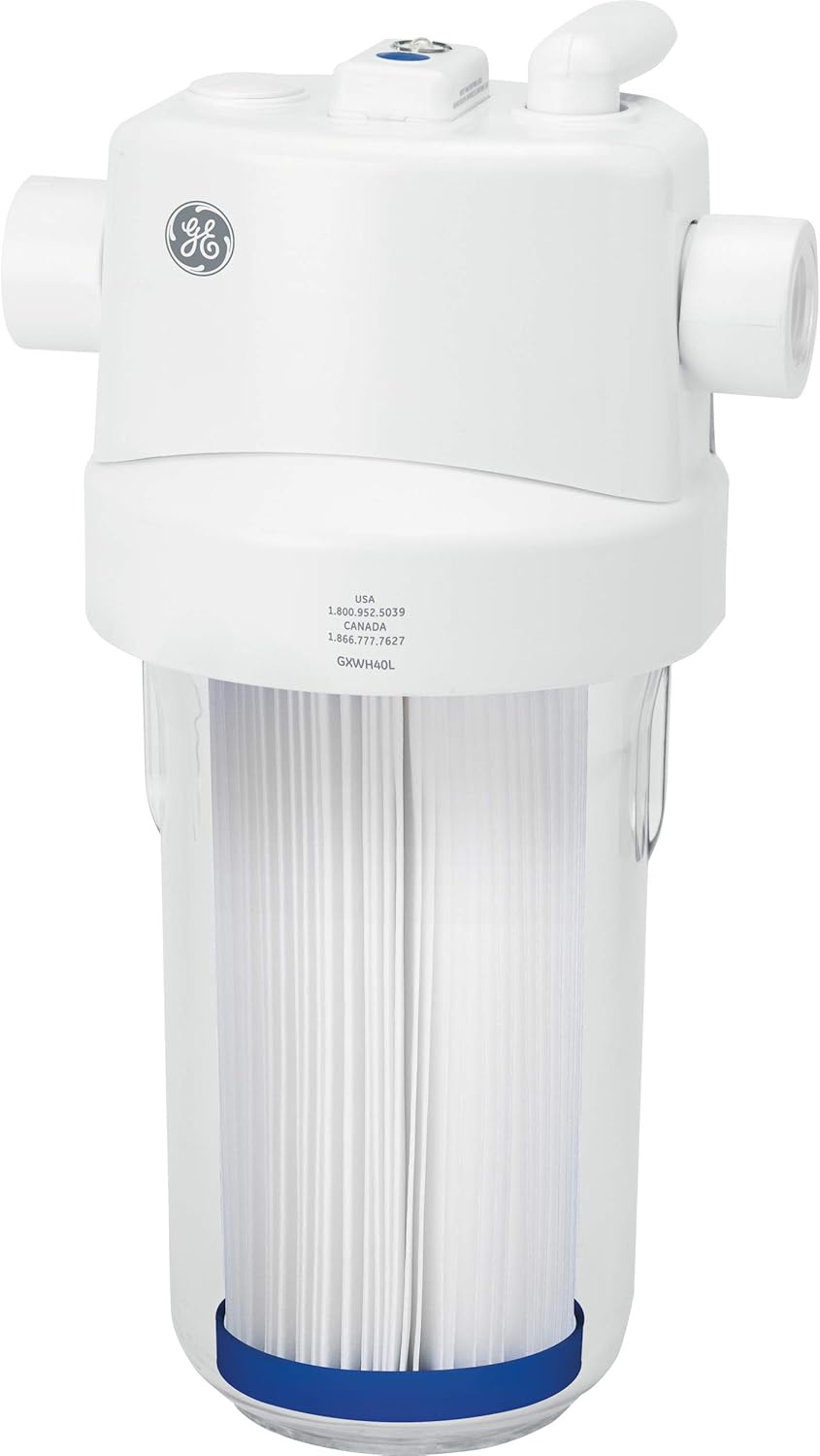 GE SmartWater FXHSC GE Replacement Water Whole House Filter, 10&quot (length) x 4.5&quot (diameter): Home Improvement