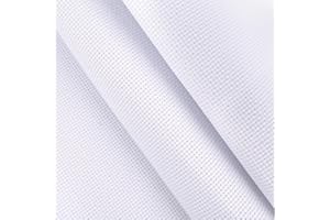 2pcs Needlepoint Canvas, 50x50cm/20x20in Mesh Blank Needle point Canvas Premium 14 Mesh Embroidery Blank Cloth Suitable for B