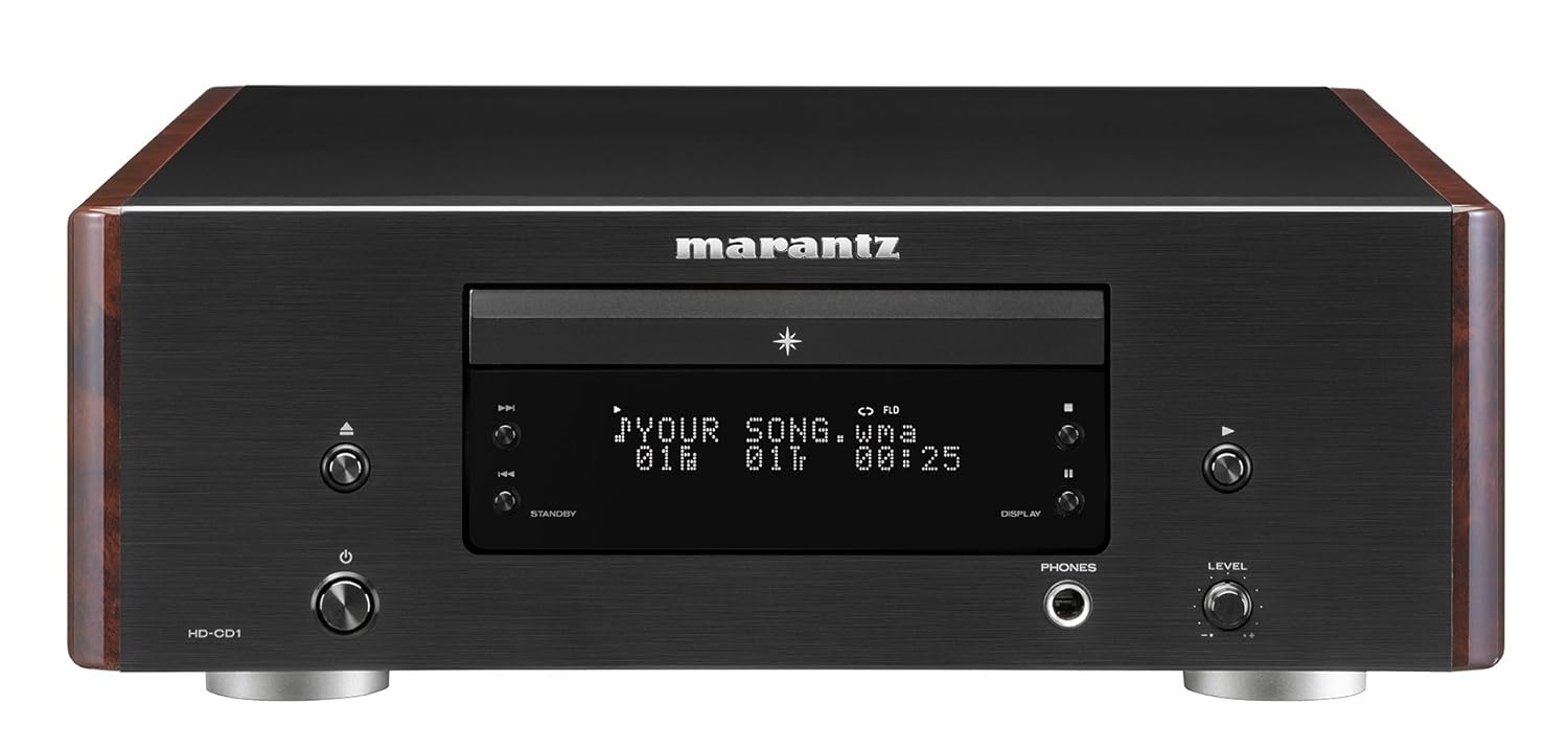 Marantz HD-CD1 - Compact CD Player | Premium Sound Quality | Built-in Headphone Amplifier | MusicLink Design | Full Compatibility with HD-AMP1 Amplifier | Universal Remote