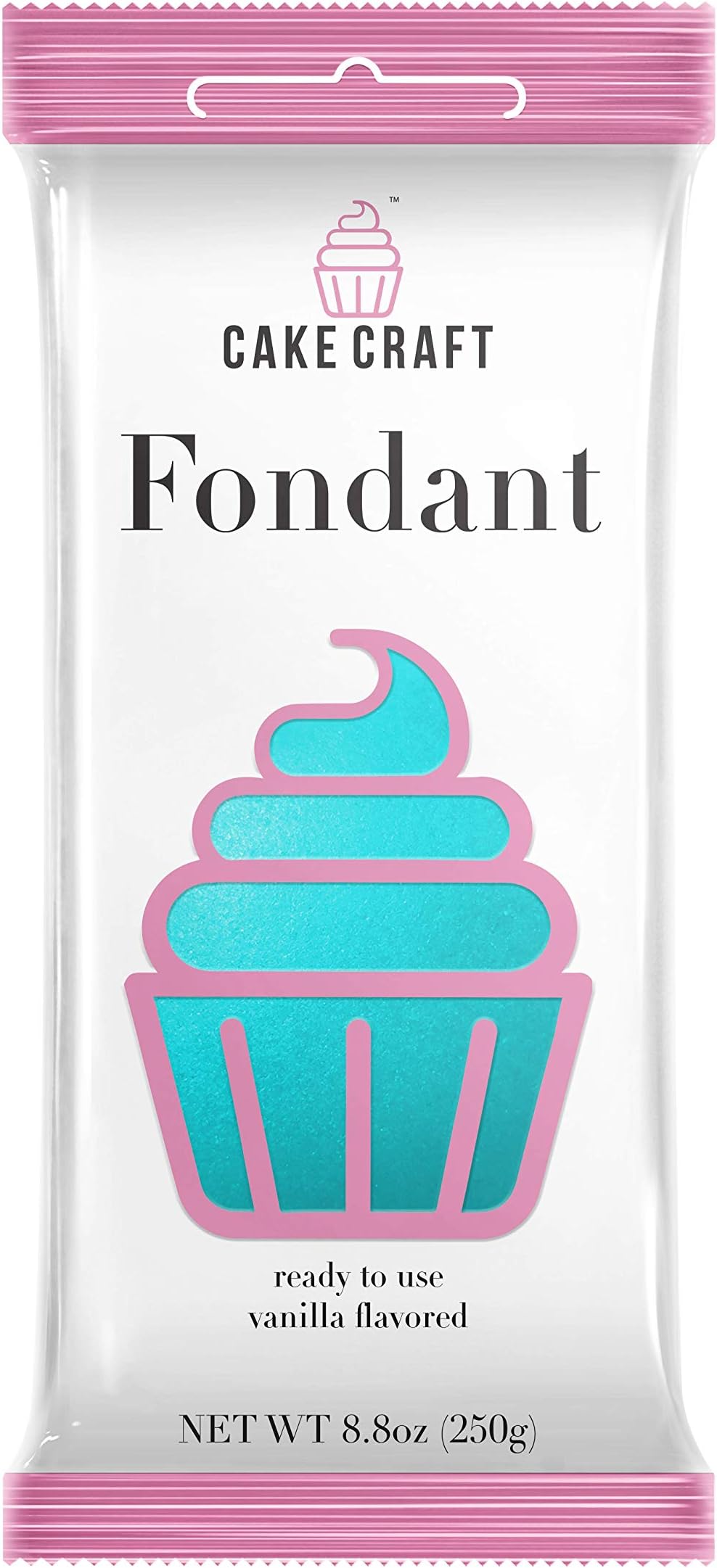 Cake Craft Rolled Fondant Sky Blue 8.8 Ounces