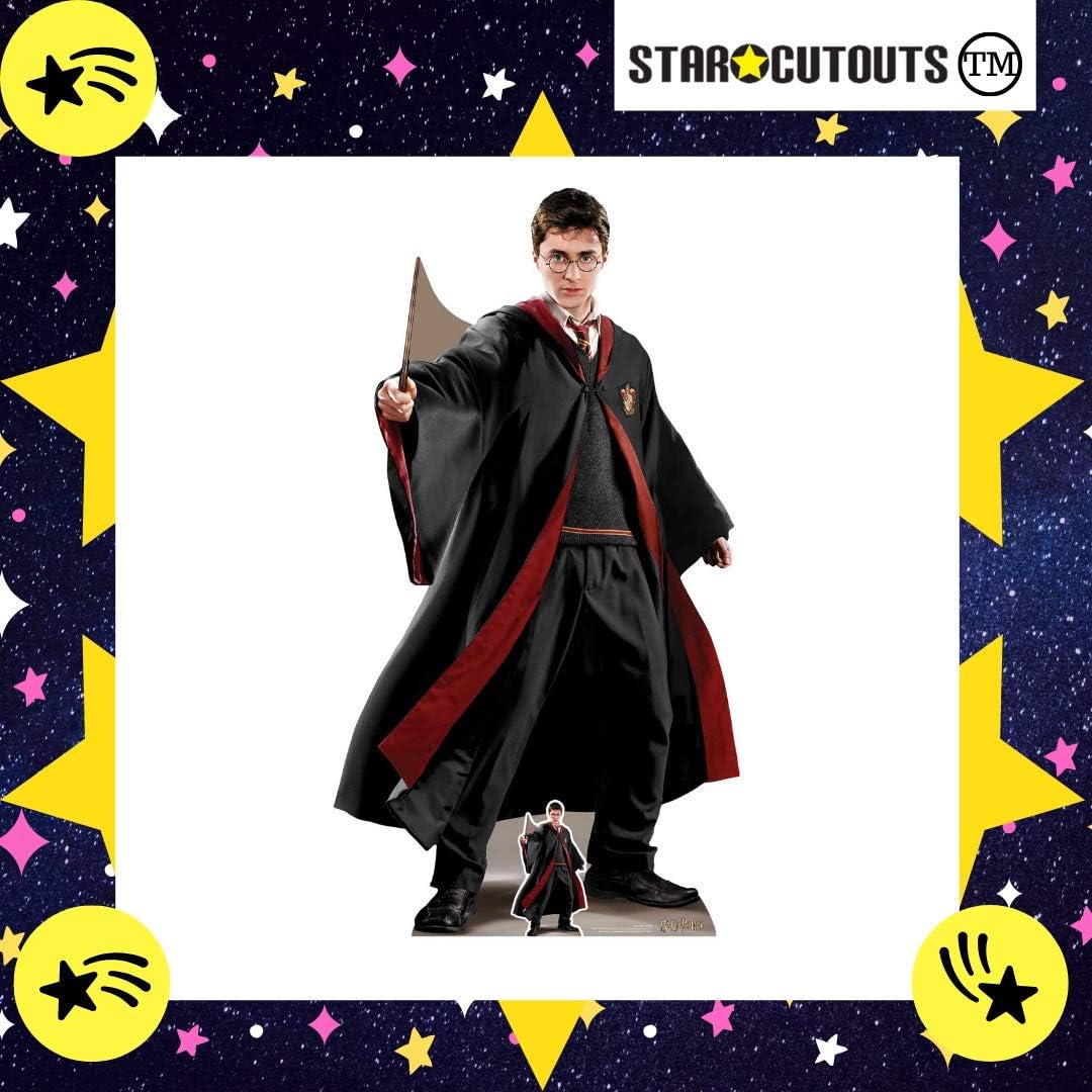 Star Cutouts SC1465 Harry Potter Wizard Lifesize Cardboard Cutout, Regular - Image 4