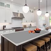 SilqHomeSDW Silicone Protector Mat 47x24 Inch, Gray | 1.3mm silicone mat, heat resistant, non-slip &amp; waterproof. Ideal for baking, painting, resin, welding and table protection.