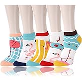 Benefeet Sox Cute Ankle Socks for Women Girls Novelty Patterned Low Cut Cotton Casual Socks Fun Colorful Summer Short Socks