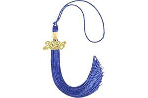 GRADFTY 2026 Tassel Graduation,Royal Blue Tassel 2026 for Grad Cap and Graduation Ceremony Accessory Decoration