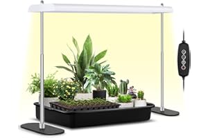 FOXGARDEN® Grow Light Stand, Advanced LED Plant Growth Lighting with 4/8/12H Timer, 6 Dimming Options, and Adjustable Height - Optimal for Indoor Plants in Seedlings, Vegetative, and Flowering Phases