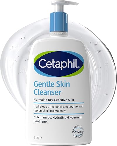 Cetaphil Gentle Skin Cleanser 473ml Face & Body Hydrating Soap Free Niacinamide