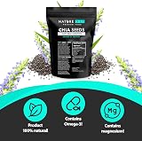 Nature Diet Chia Seeds 2x1000 g Salvia Hispanica High in Omega-3 Fiber view 3