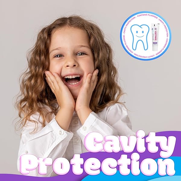 DYNACARE BUBBLE FRESH FLUORIDE KIDS TOOTHPASTE, BUBBLEGUM FLAVOR, CAVITY PROTECTION, DAILY ORAL HYGIENE – 4.6 OZ., 1 COUNT