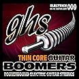 GHS Strings TC-GBCL Thin Core Boomers, Nickel-Plated Electric Guitar Strings, Custom Light (9-46)