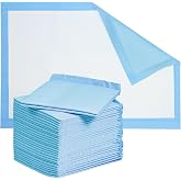 Disposable Underpads 24" x 36" Incontinence Bed Pads 25Count Chux Pee Pads Heavy Absorbency Furniture &amp; Surface Protection, for Kids, Adults, Elderly, Pets