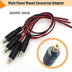 weideer 12Pcs 10A DC Power Jack Cord Socket