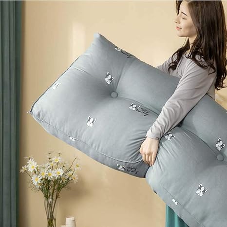 Amazon 背もたれ クッション ベッドクッション 三角 三角クッション 大きい 二人掛け 雑貨 三角枕 クッション背もたれ 座椅子 ベット ソファ おしゃれ クッション座椅子 読書 イス 座布団 ソファー 150 50 cm 高反発 枕 抱き枕 オンライン通販