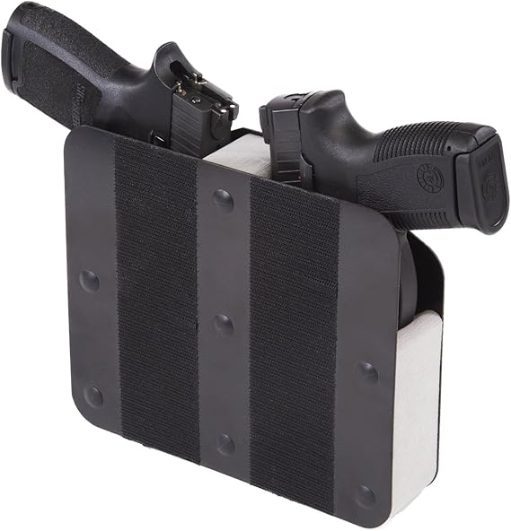 Benchmaster Weapon Rack Two (2) Gun Pistol Rack Velcro Hook Gun