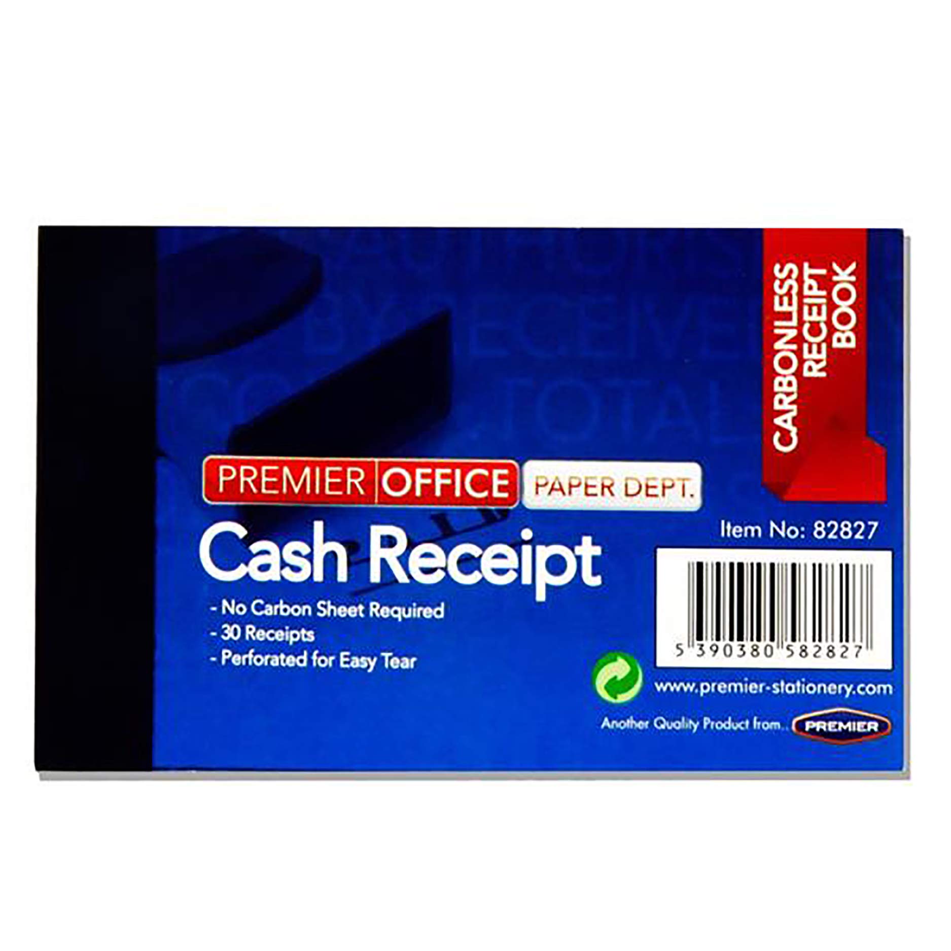Premier Stationery A2882827 1 x 4" x 2.5" Inch Office Carbonless Duplicate Cash Receipt Book