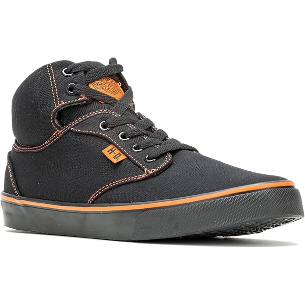 HARLEY-DAVIDSON ボストンバッグ 黒/オレンジ Amazon.com | Harley-Davidson Men's Torland Sneaker, Black