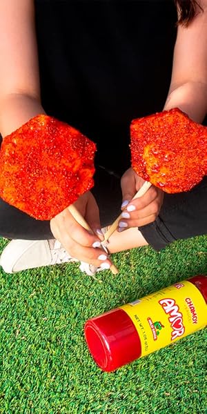 AMOR CHAMOY SAUCE | BITTERSWEET FLAVOR | 2,500 SCOVILLE LEVEL ENJOY IT WITH FRUITS, VEGGIES, SNACKS, AND DRINKS | KOSHER | 33 FL OZ BOTTLE (PACK OF 1)
