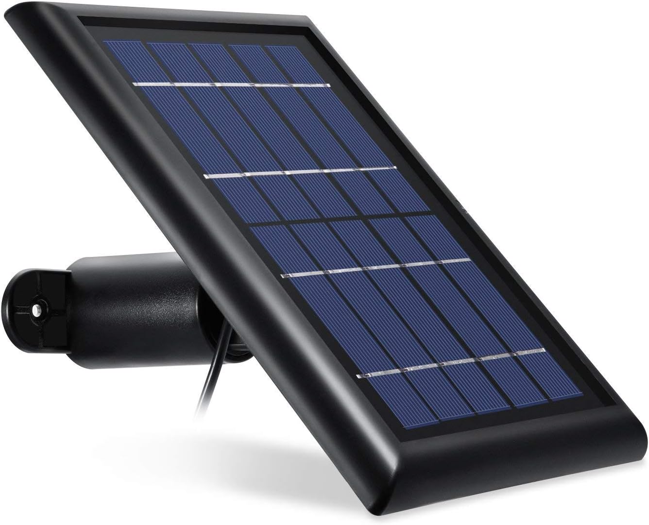 Wasserstein Arlo Solar Panel Compatible With Arlo Pro Arlo Pro 2 Power Your Arlo Surveillance Camera Continuously Black