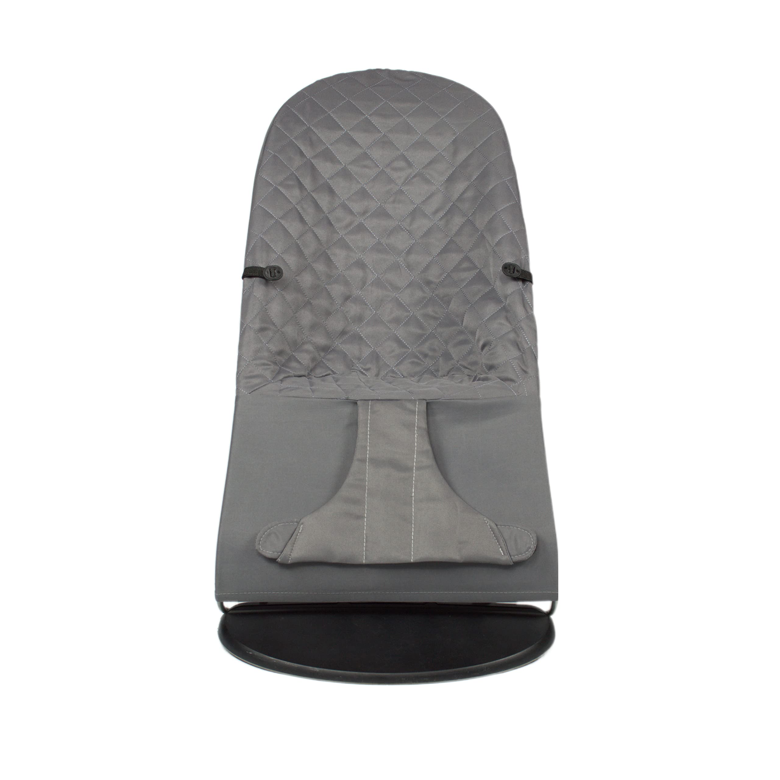 Fabric seat for Bouncer Belltop Compatible with Babyjörn Bouncer (Cover, seat): Balance, Soft & Bliss. Cover for Baby Bouncer. Baby seat for Hammock: Ergonomic fit. Hypoallergenic - Grey