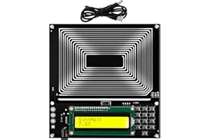 PTMTFYL Schumann Generator, 7.83Hz 0.01Hz~100000Hz Adjustable Schumann Sine Wave Resonance Generator, Ultra Low Frequency Pulse Generator, USB Rechargeable for Relaxation (Black)