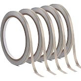 5 Pack 5mm X 10M (0.2in x 32ft) Conductive Nylon Conductive Adhesive Tape, Maker Tape for Paper Circuits, Craft Circuits Arts Crafts Scrapbooking Supplies Projects