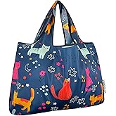 allydrew Large Foldable Tote Nylon Reusable Grocery Bags