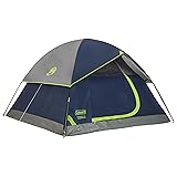 Coleman Sundome Camping Tent with Rainfly, 2/3/4/6