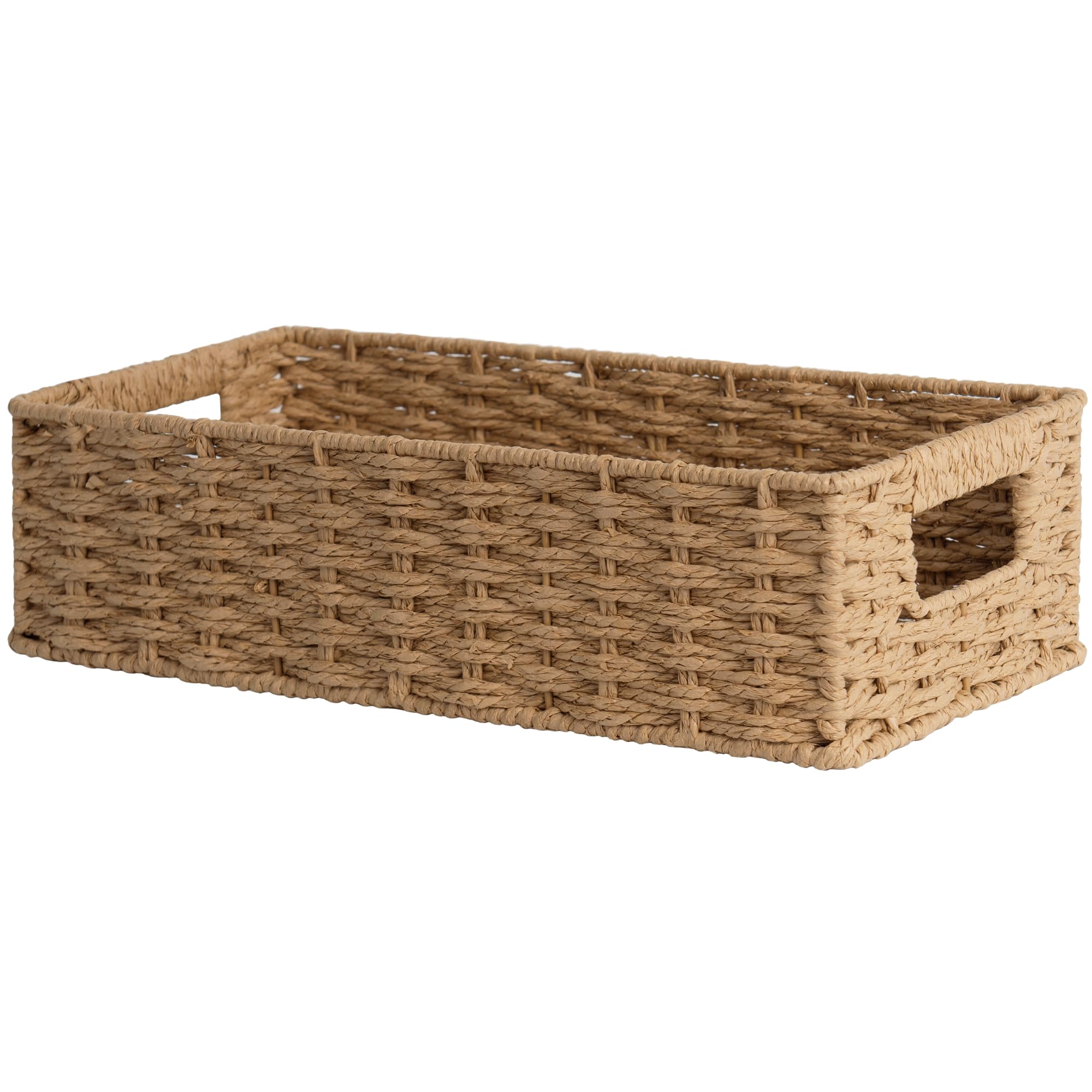 Photo 1 of **Similar item**
StorageWorks Toilet Paper Basket with Built-in Handles, Light Brown Round Paper Rope Baskets for Bathroom,