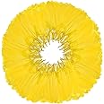 FeelfunFeather 120pcs Yellow Goose Feathers 6-8 Inch 15-20cm Decorative Natural Goose Nagoire Feather Bulk for DIY Crafts Cosplay Wedding Party Christmas Halloween Home Decoration