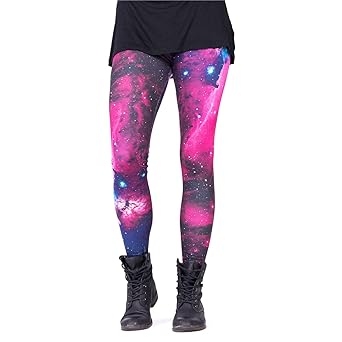cosey - Bedruckte Bunte Leggins (Einheitsgröße) Verschiedene Leggings Designs