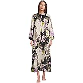 Natori womens Tsubaki Mandarin Zip Caftan Length: 52"