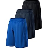 Profectors Men's Athletic Shorts with Pockets and Elastic Waistband Quick Dry Activewear Workout Shorts for Men