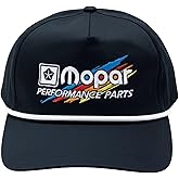 Mopar Official Licensed Performance Parts Snapback Rope Hat Men - Premium Embroidered Baseball Cap Black