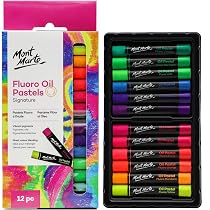 Set De 120 Pasteles Al óleo Mont Marte - Textura Mantecosa Para Artistas