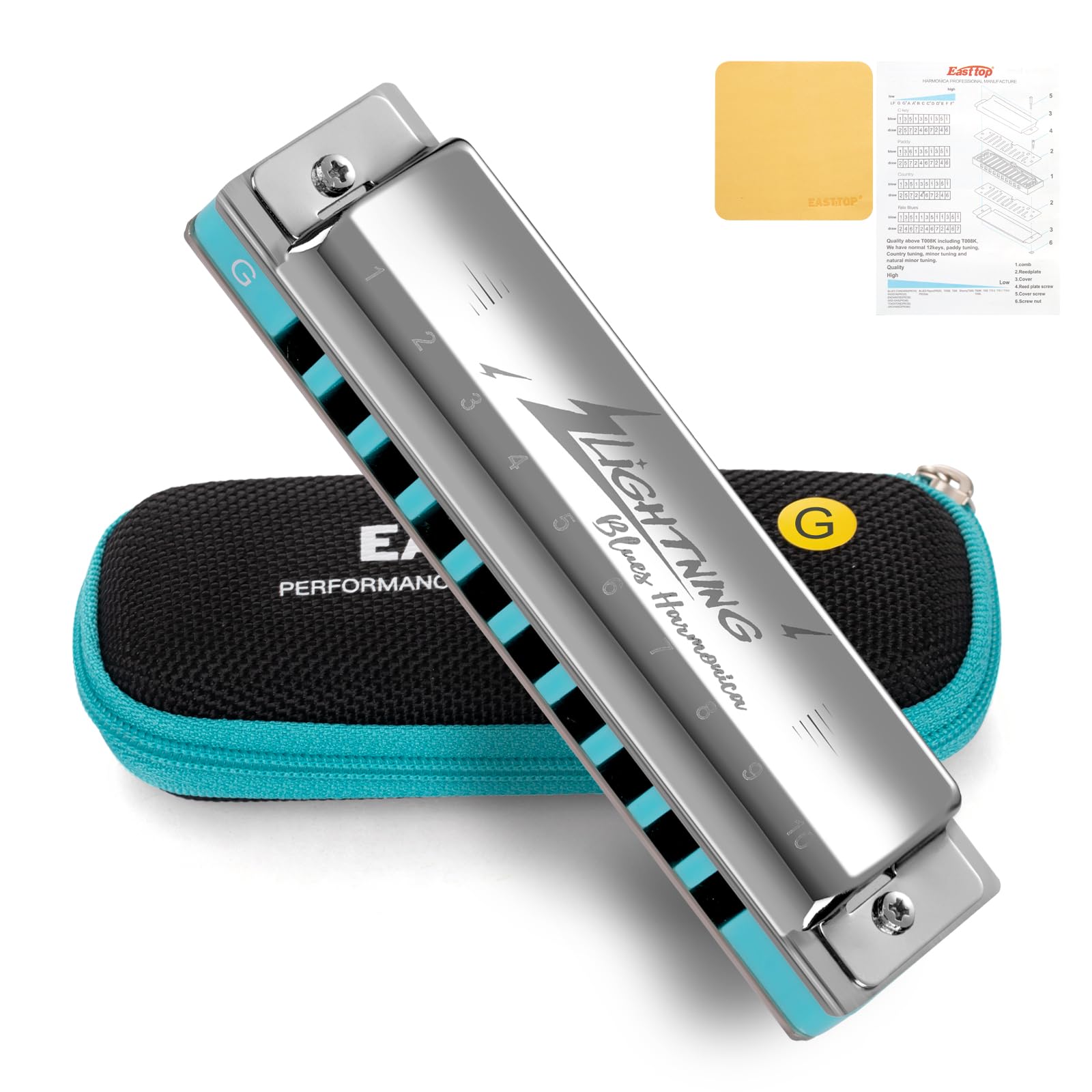 East top Harmonica, Advanced Diatonic Harmonica Key