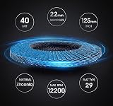 SATC Flap Discs 40 Grit 125mm Zirconia 10 Pack for Angle Grinder view 5