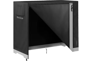 Mars Explo 4 FT Firewood Rack Cover, Wood Storage Cover, Wood Pile Tarp, Log Rack Cover With Weather Resistant Oxford Fabric For Outdoor, Indoor, Patio, Waterproof