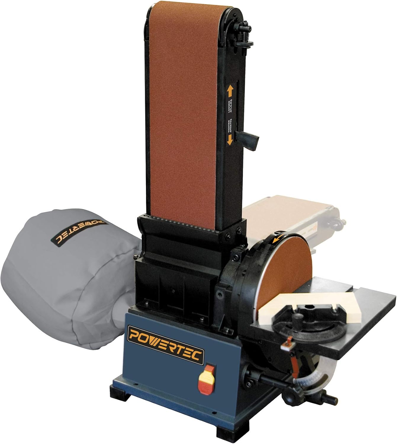 POWERTEC BD6900 Woodworking Belt Disc Sander w/Builtin Dust Collection