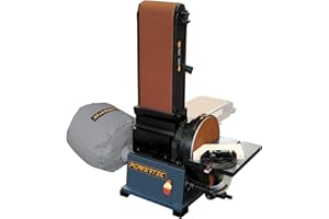 POWERTEC BD6900 Belt Disc Sander with Built-in Dust Collection, 6 x 9-Inch