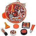 Miraculous Ladybug Kids Makeup Set - 10 Piece Bag with Nail Polish, Hair Chalk, Stickers & More - Safe, Non-Toxic Pretend Play Cosmetics - Rena Rouge Themed Makeup Kit for Children