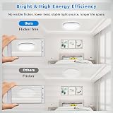 Defurhome 18W LED Ceiling Light Ø22cm IP54 White Daylight 5000K view 5