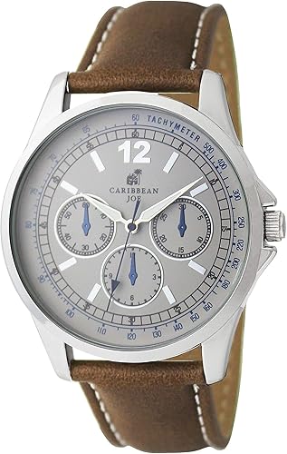 caribbean joe men's watch
