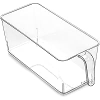 BINO | Plastic Storage Bins, Medium | THE HOLDER COLLECTION | Multi-Use Organizer Bins | Built-In Handles | BPA-Free…