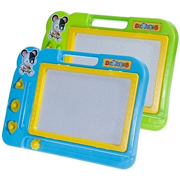 Faburo 2pcs Zaubermaltafel Magnetische Maltafe mit Magnetische Stempel für Kinder